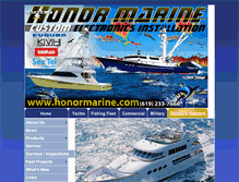 Tablet Screenshot of honormarine.com